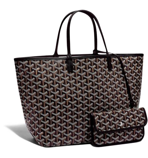 goyard canvas bags|goyard black tote bag.